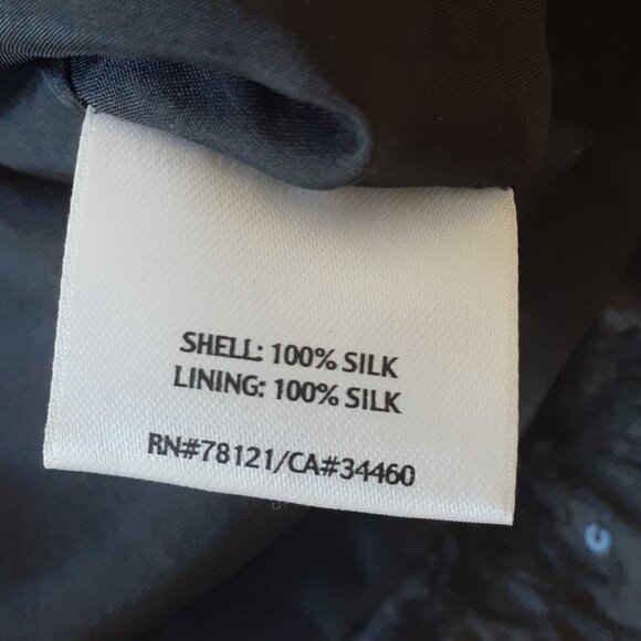 Eileen Fisher Silk Sequin  Shift Mini Dress - Picture 10 of 16